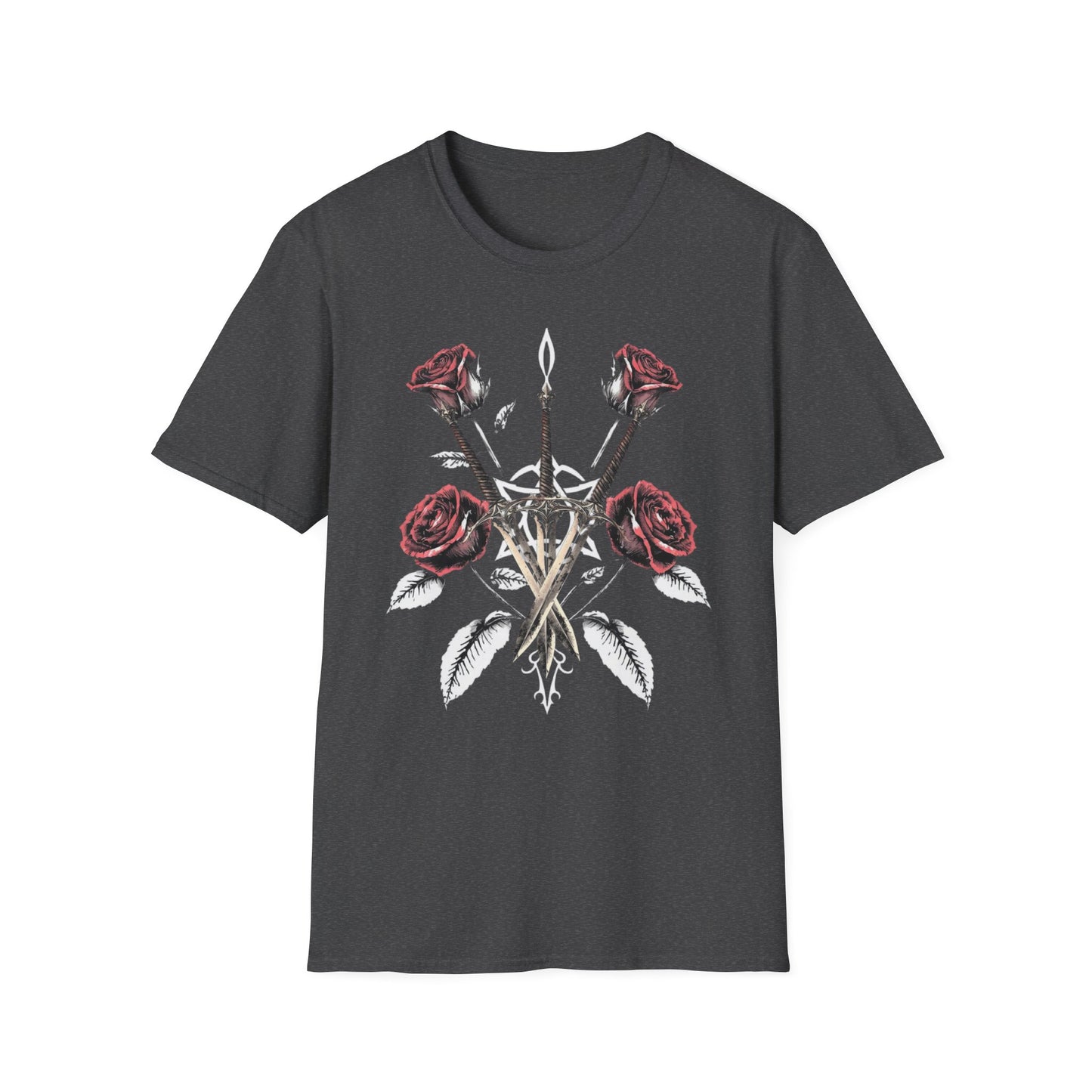 Gothic Y2k Rose & Sword Unisex T-Shirt