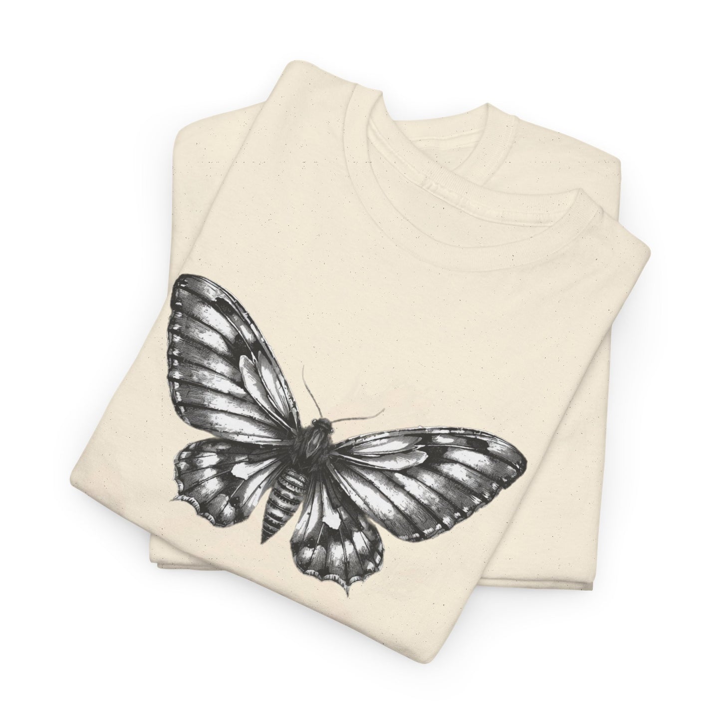 Gothic Y2k Butterfly Graphic Unisex Heavy Cotton Tee
