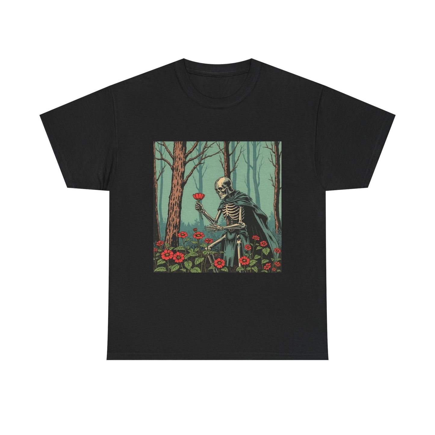 Skeleton in the Woods Unisex Heavy Cotton T-Shirt