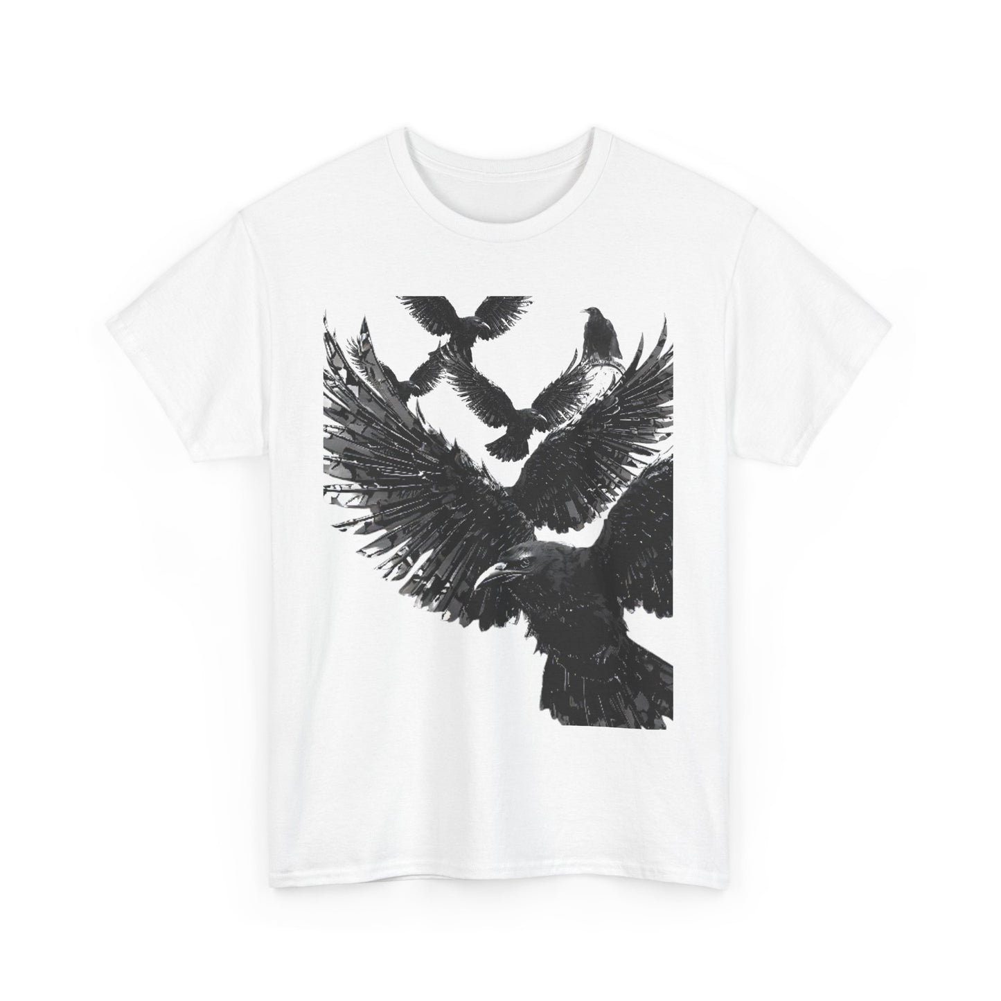 Gothic Raven Crow Graphic Tee