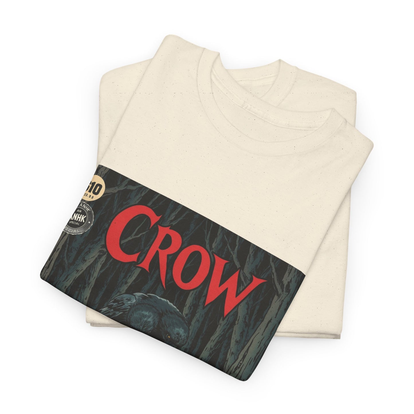 Vintage Comic Cover Crow Graphic Tee