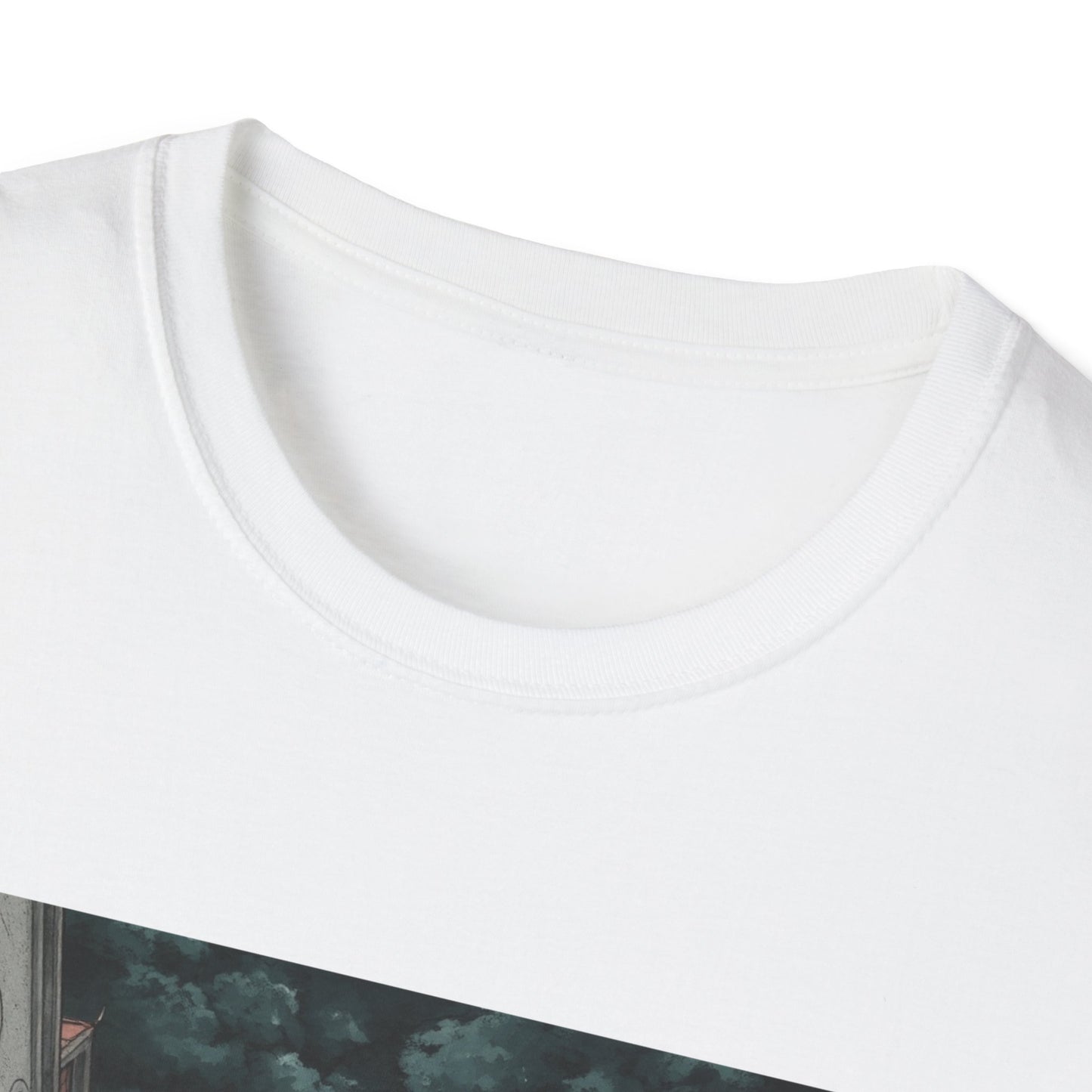 Vintage Comic Cover 'Chipped Porcelain' Art Unisex Softstyle T-Shirt