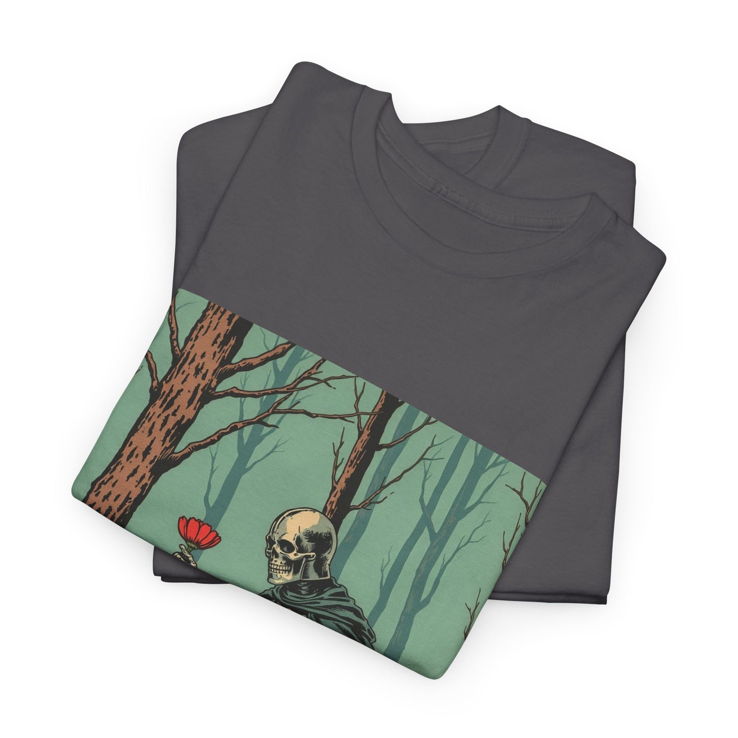 Skeleton in the Woods Unisex Heavy Cotton T-Shirt