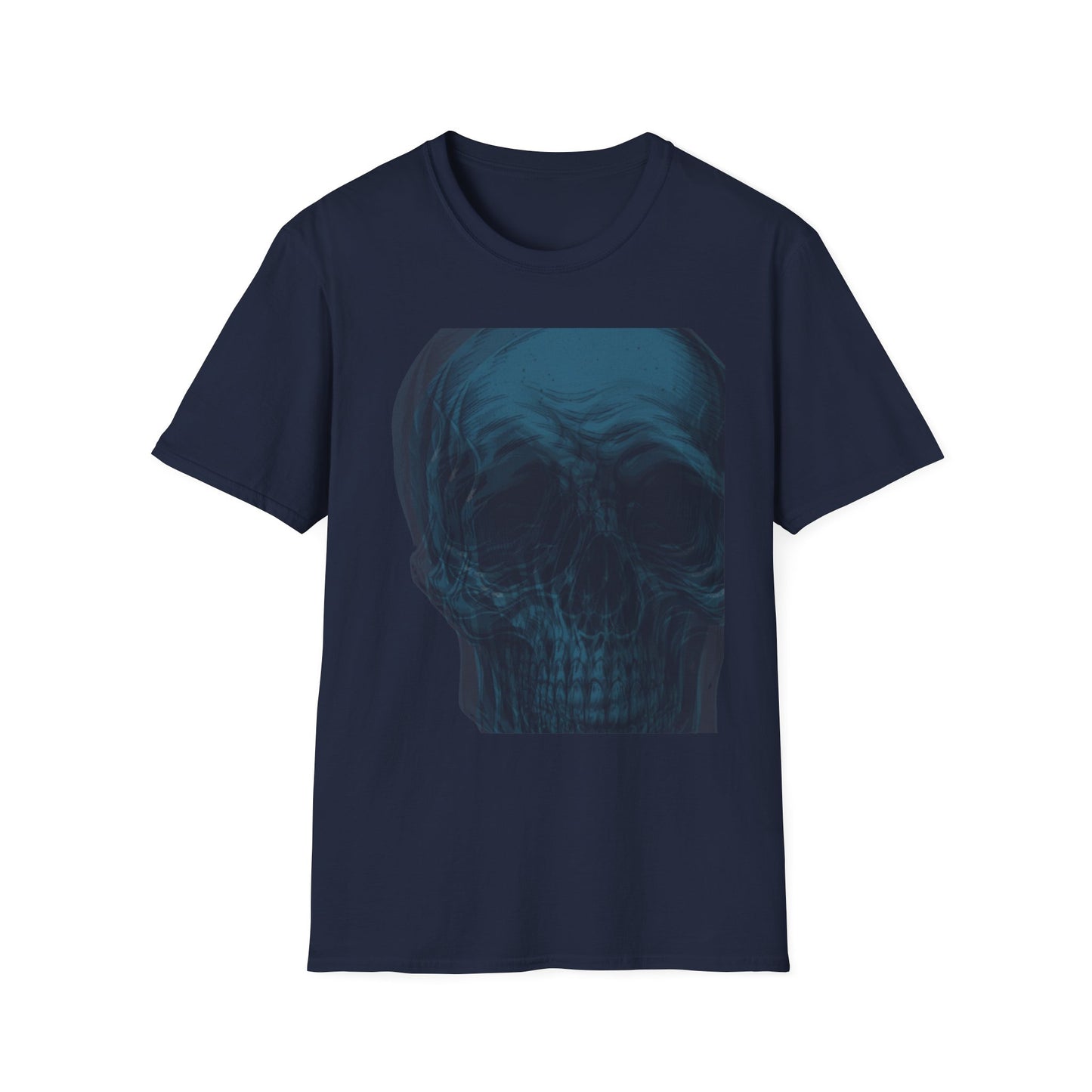 Skelly Goth Skull Graphic Unisex Softstyle T-Shirt
