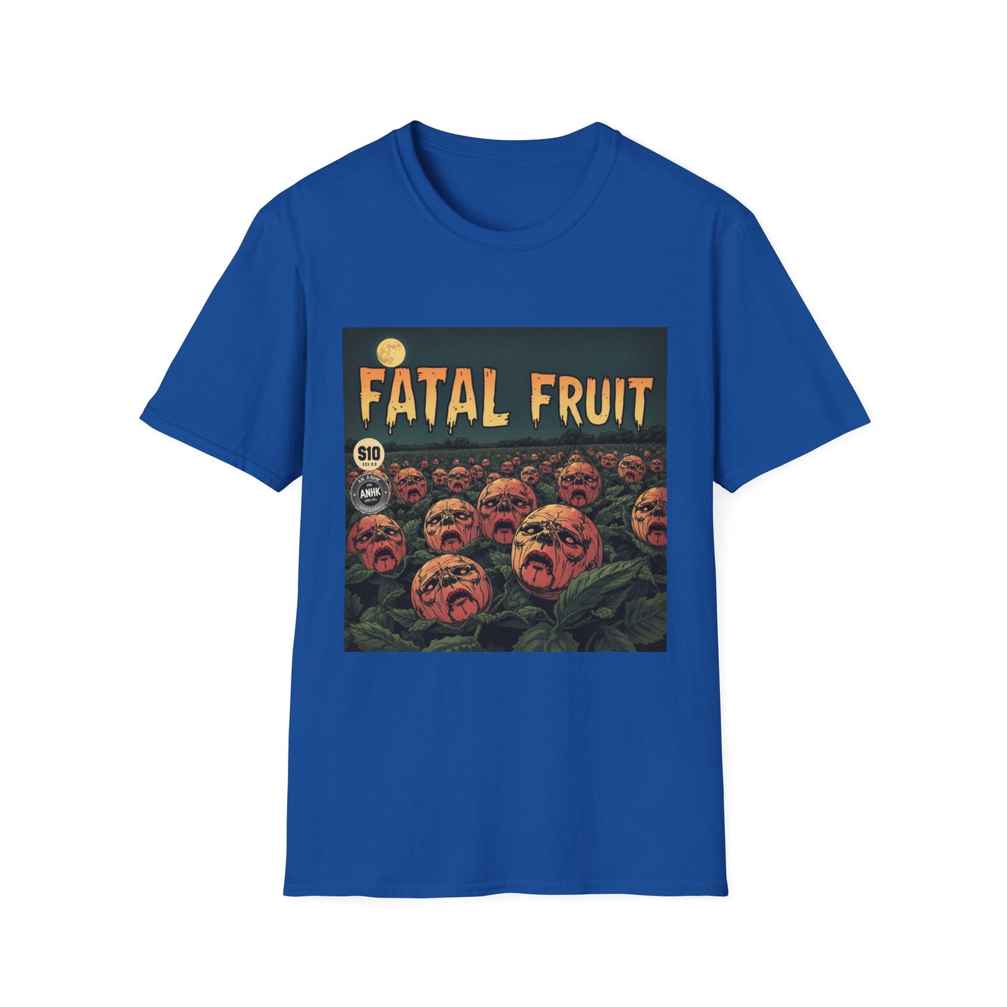 Vintage Comic Cover 'Fatal Fruit' Unisex Softstyle T-Shirt