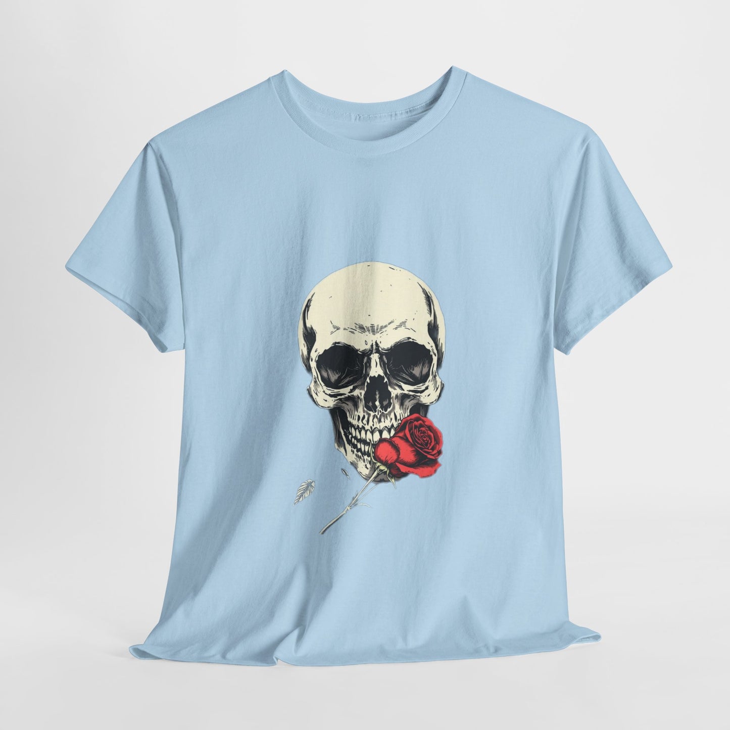 Gothic Y2k Skull Rose Unisex Tee