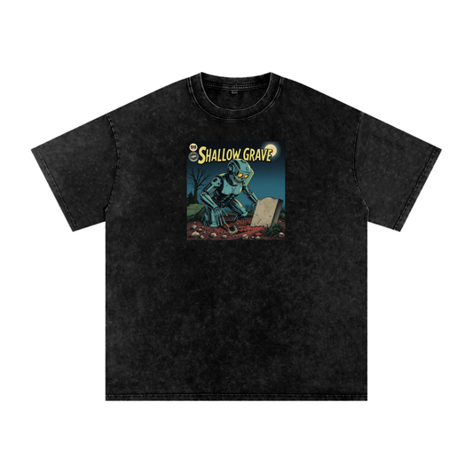 Acid Wash Oversize T-Shirt - 250 GSM