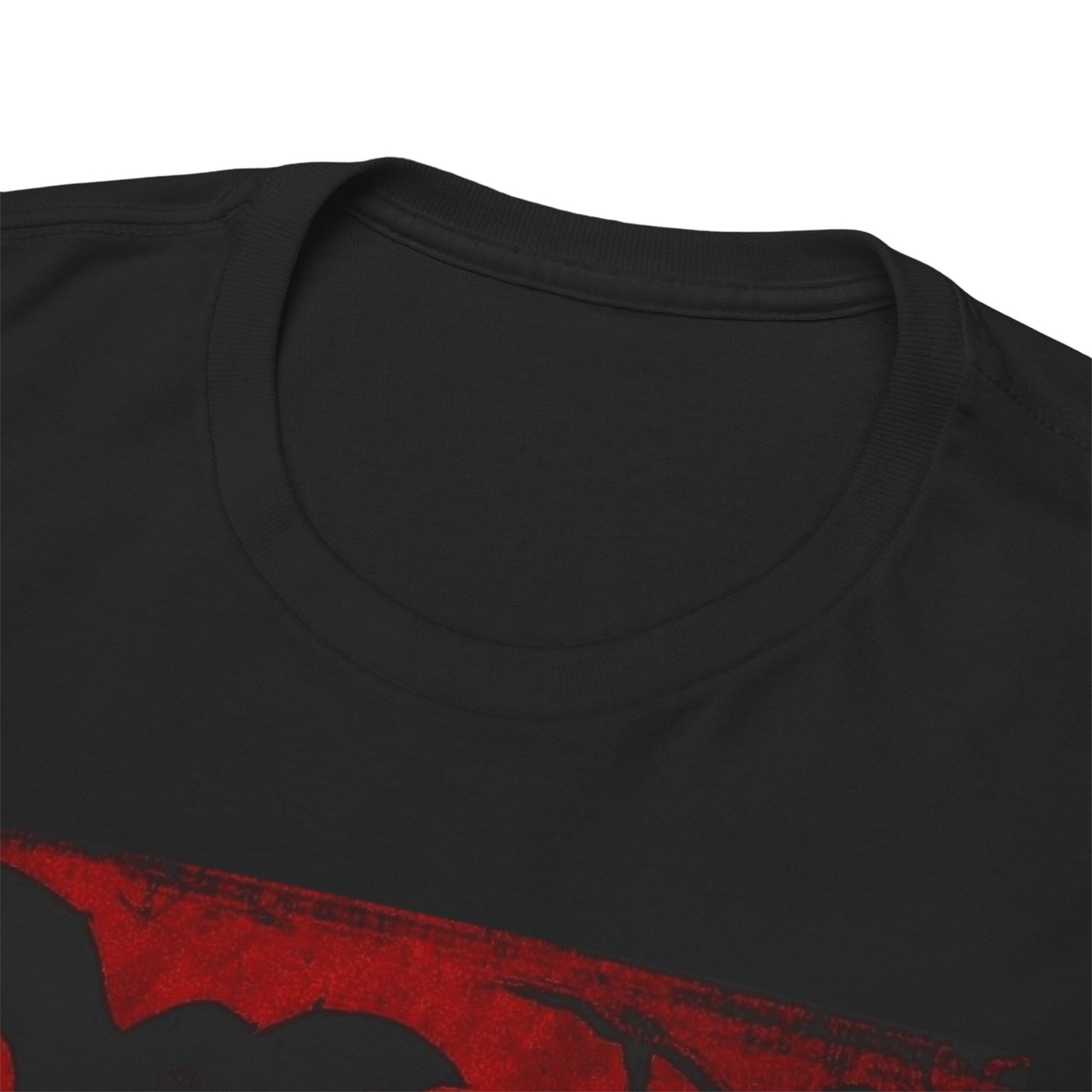 Moody Tee Gothic Bat Print Unisex Heavy Cotton Tee