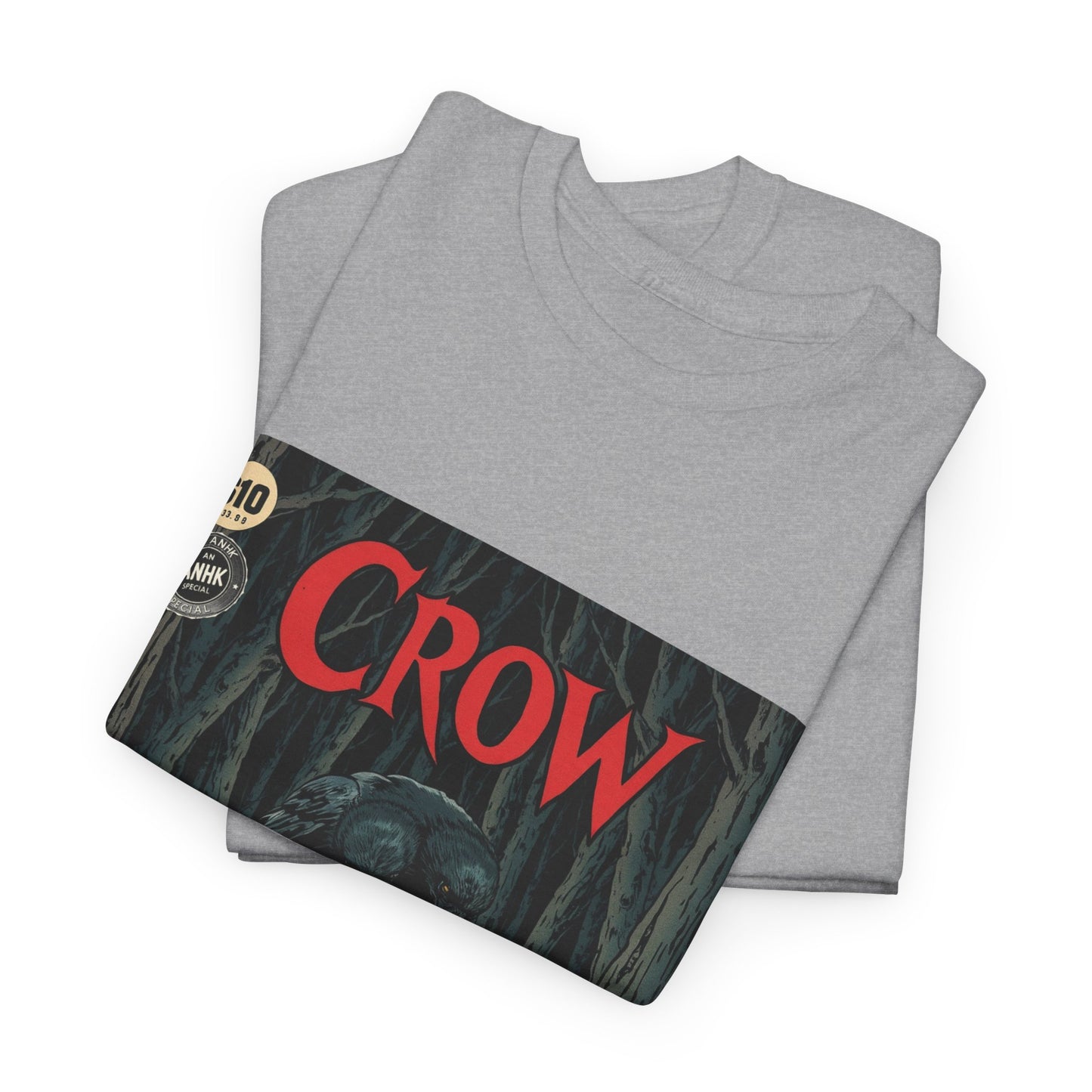 Vintage Comic Cover Crow Graphic Tee