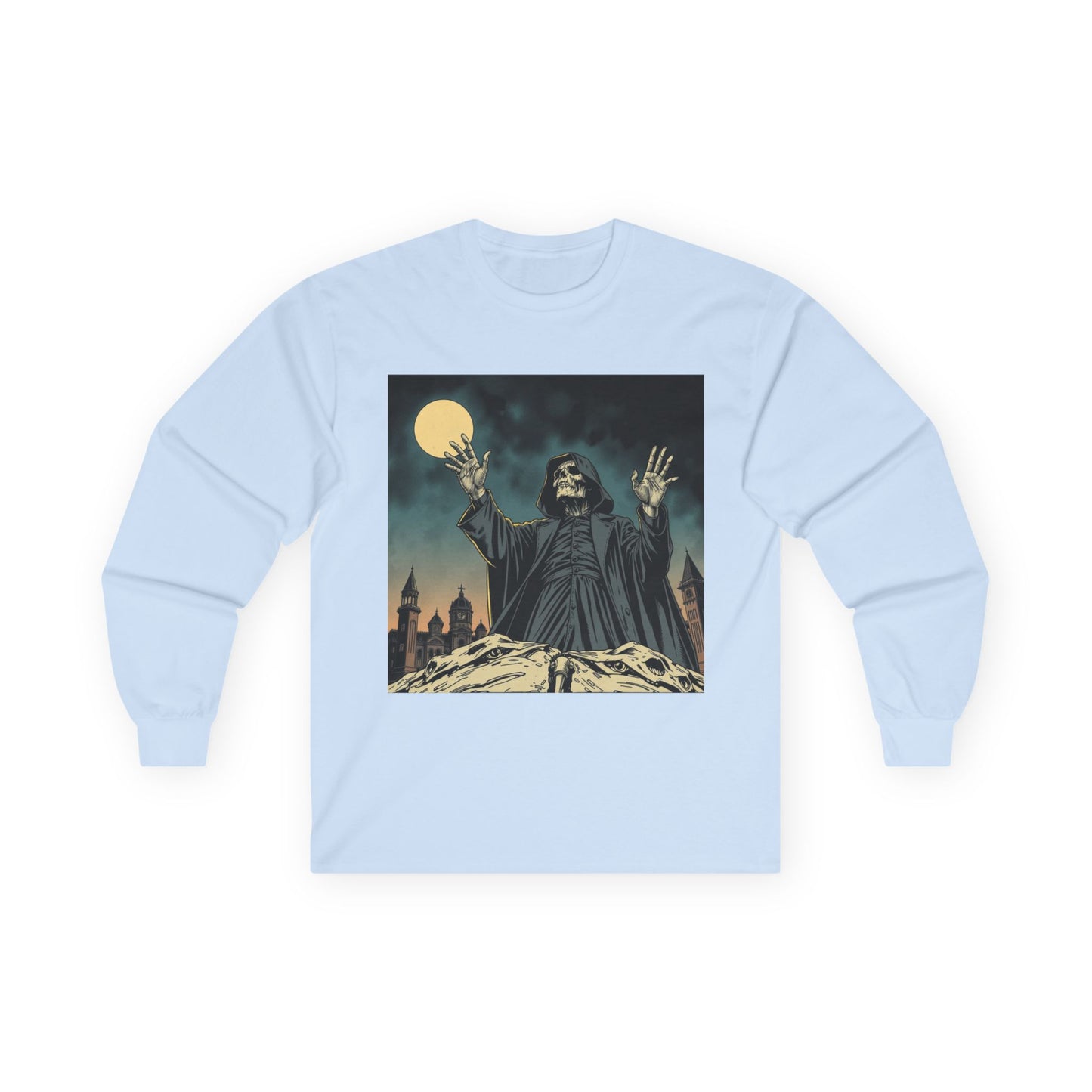 Skelly Goth Moonlit Ensemble Long Sleeve Tee