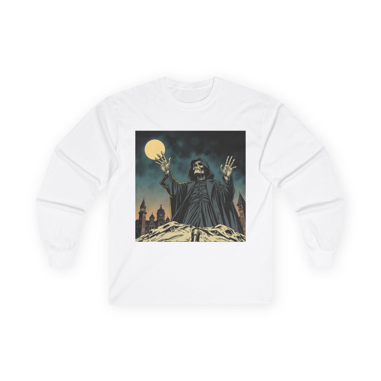 Skelly Goth Moonlit Ensemble Long Sleeve Tee