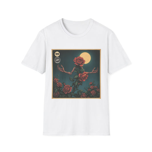 Vintage Comic Cover 'Multi-Dimensional Moonlit Rose' T-Shirt
