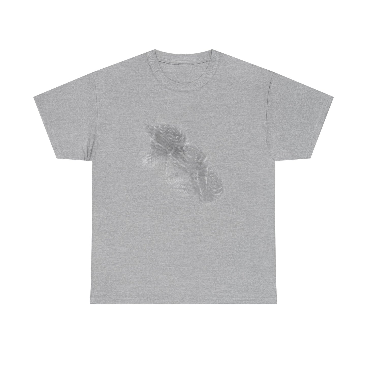Y2k Gothic Faded Rose Unisex Heavy Cotton Tee