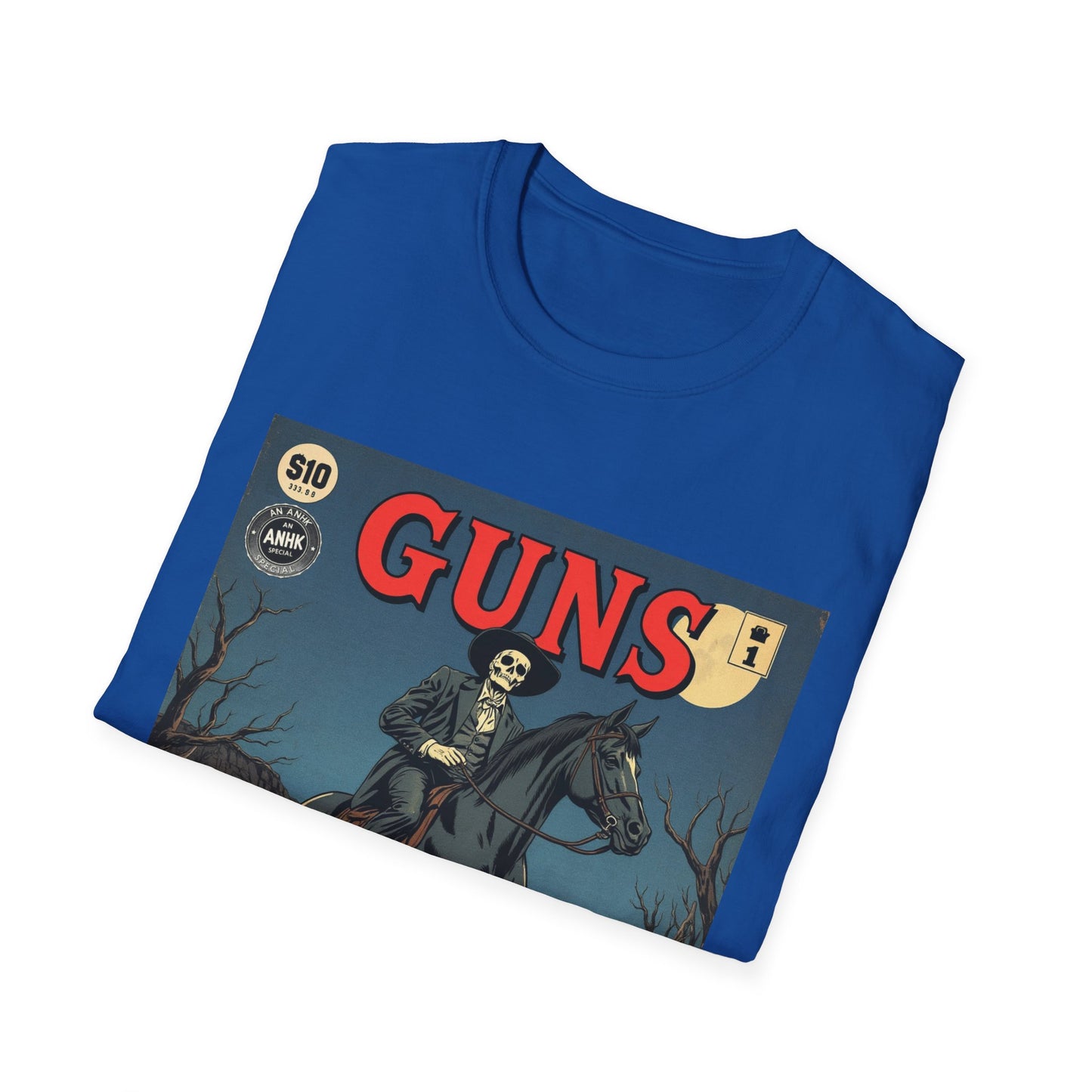 Vintage Comic Cover 'Guns' Graphic Tee