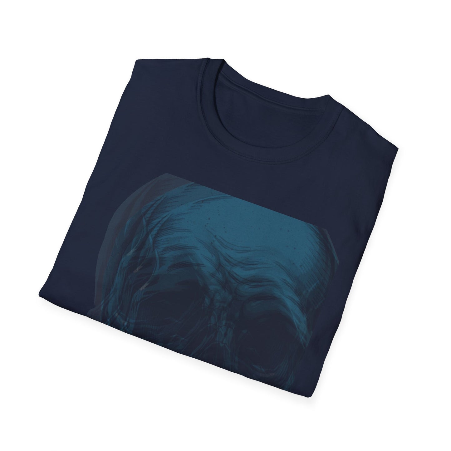 Skelly Goth Skull Graphic Unisex Softstyle T-Shirt