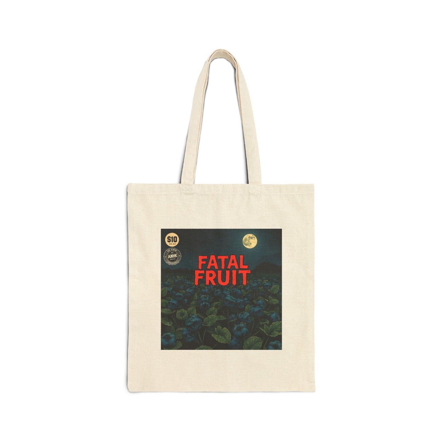 Fatal Fruit Art Cotton Canvas Tote Bag