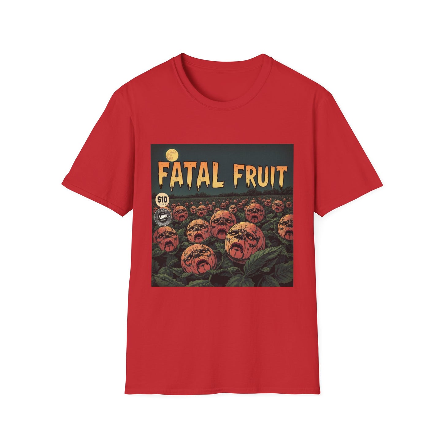 Vintage Comic Cover 'Fatal Fruit' Unisex Softstyle T-Shirt
