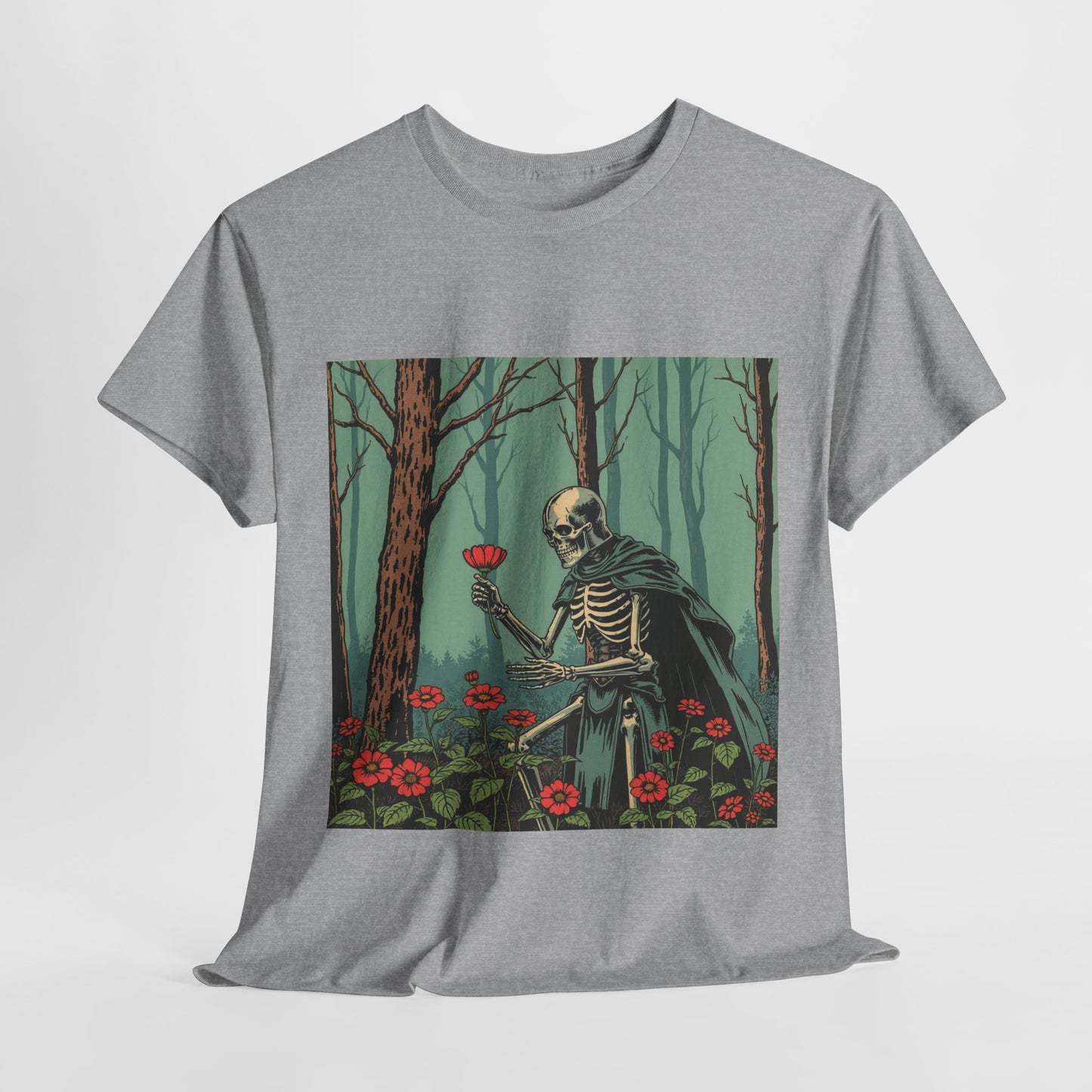 Skeleton in the Woods Unisex Heavy Cotton T-Shirt