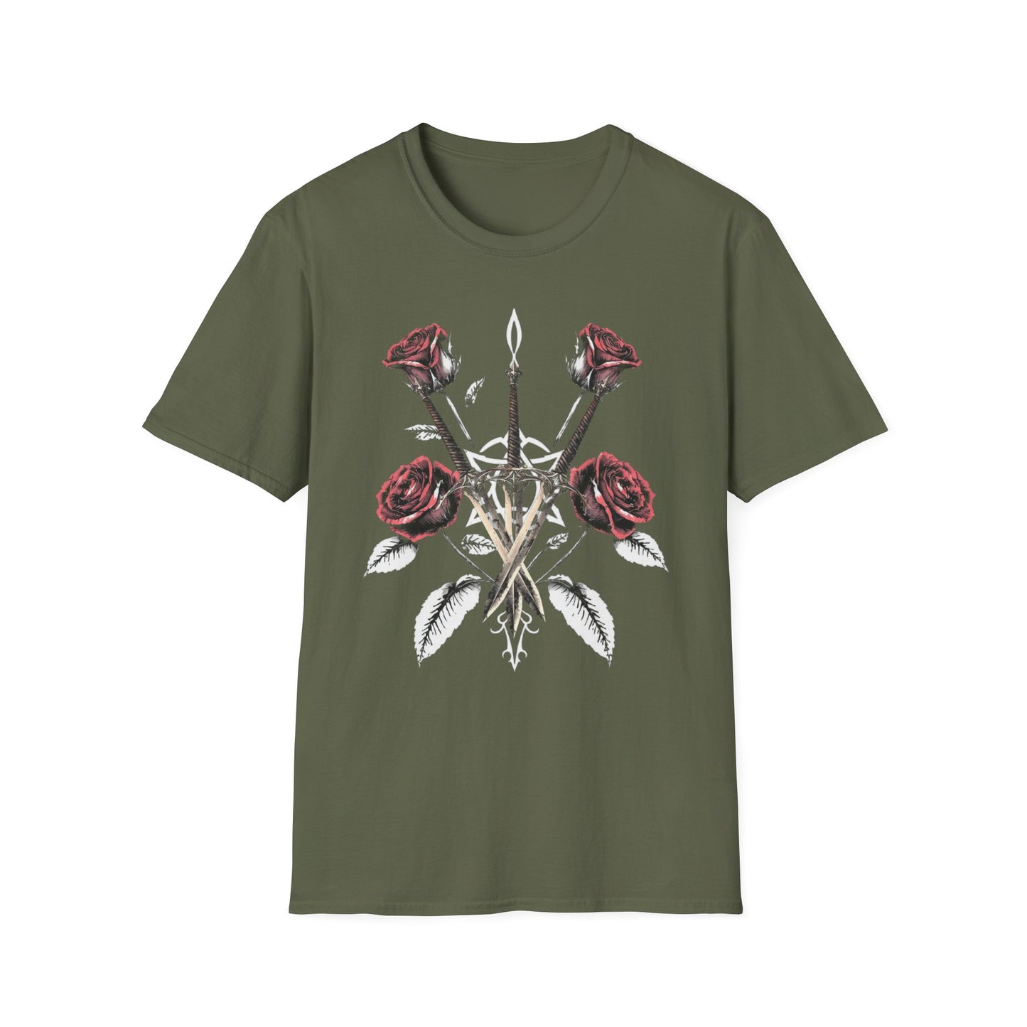 Gothic Y2k Rose & Sword Unisex T-Shirt