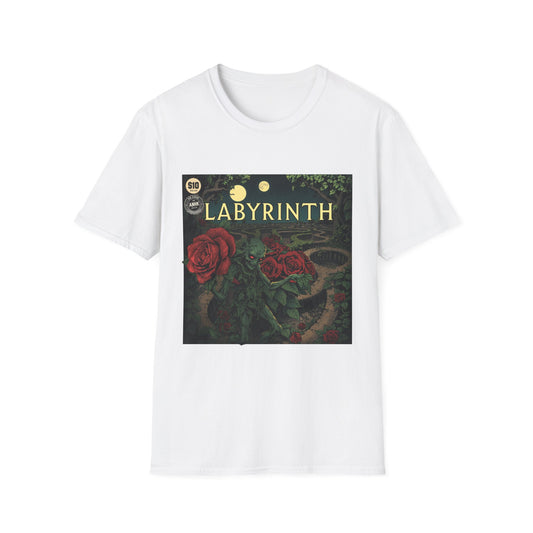 Vintage Comic Cover 'Labyrinth' Interdimensional Rose Unisex Softstyle T-Shirt