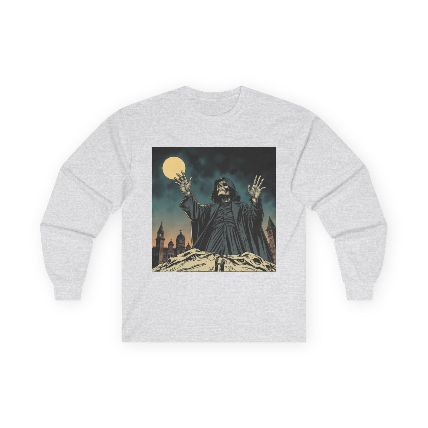 Skelly Goth Moonlit Ensemble Long Sleeve Tee