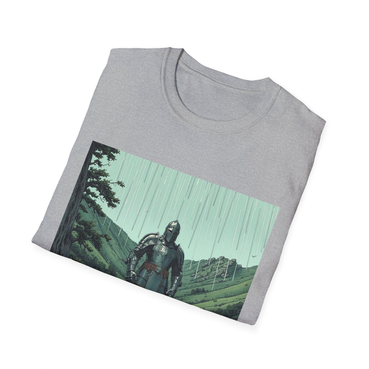 Vintage Comic Cover 'Knight Of Cats' T-Shirt