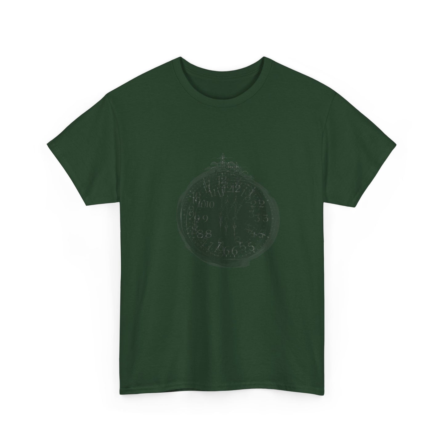 Gothic Y2k Clock Unisex Heavy Cotton Tee