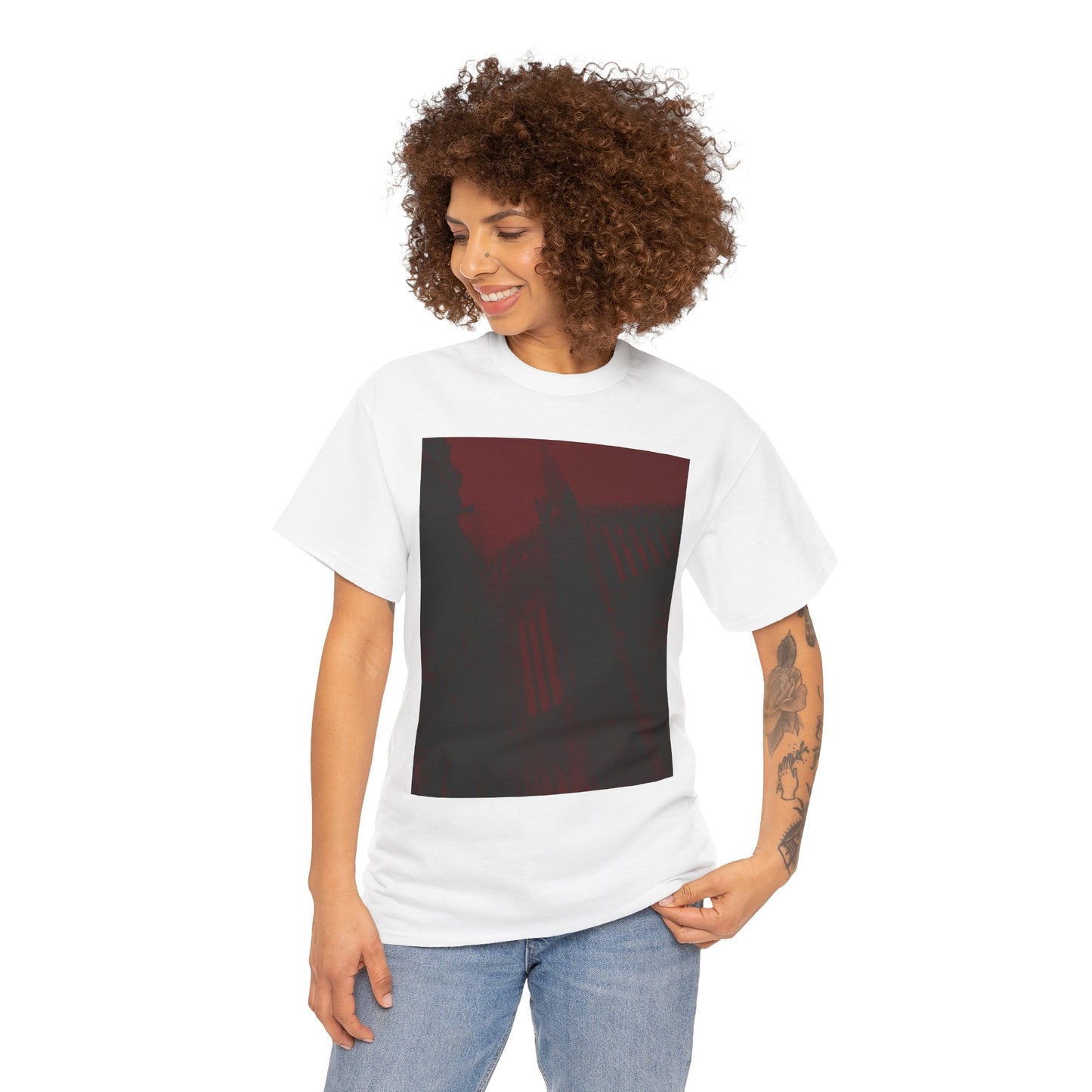 Red Sky Cathedral Print Tee