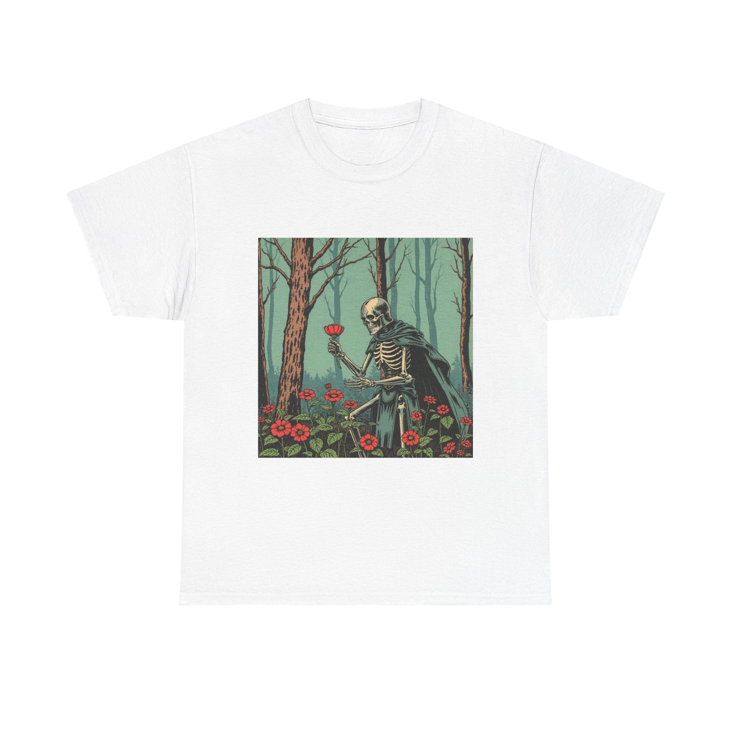 Skeleton in the Woods Unisex Heavy Cotton T-Shirt
