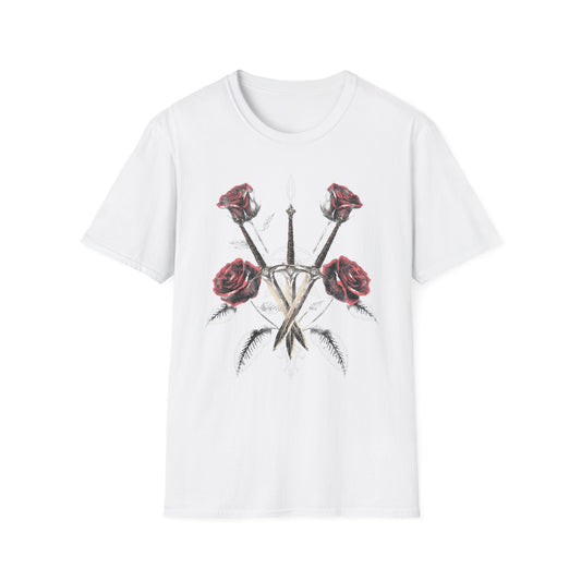 Gothic Y2k Rose & Sword Unisex T-Shirt