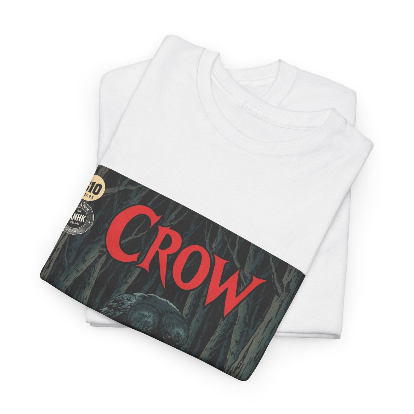 Vintage Comic Cover Crow Graphic Tee