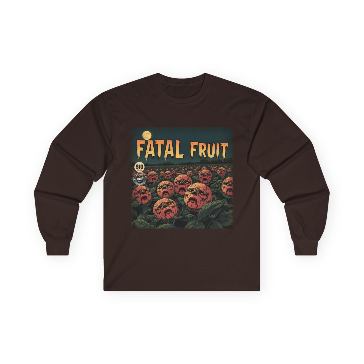 Vintage Comic Cover Fatal Fruit Unisex Long Sleeve Tee