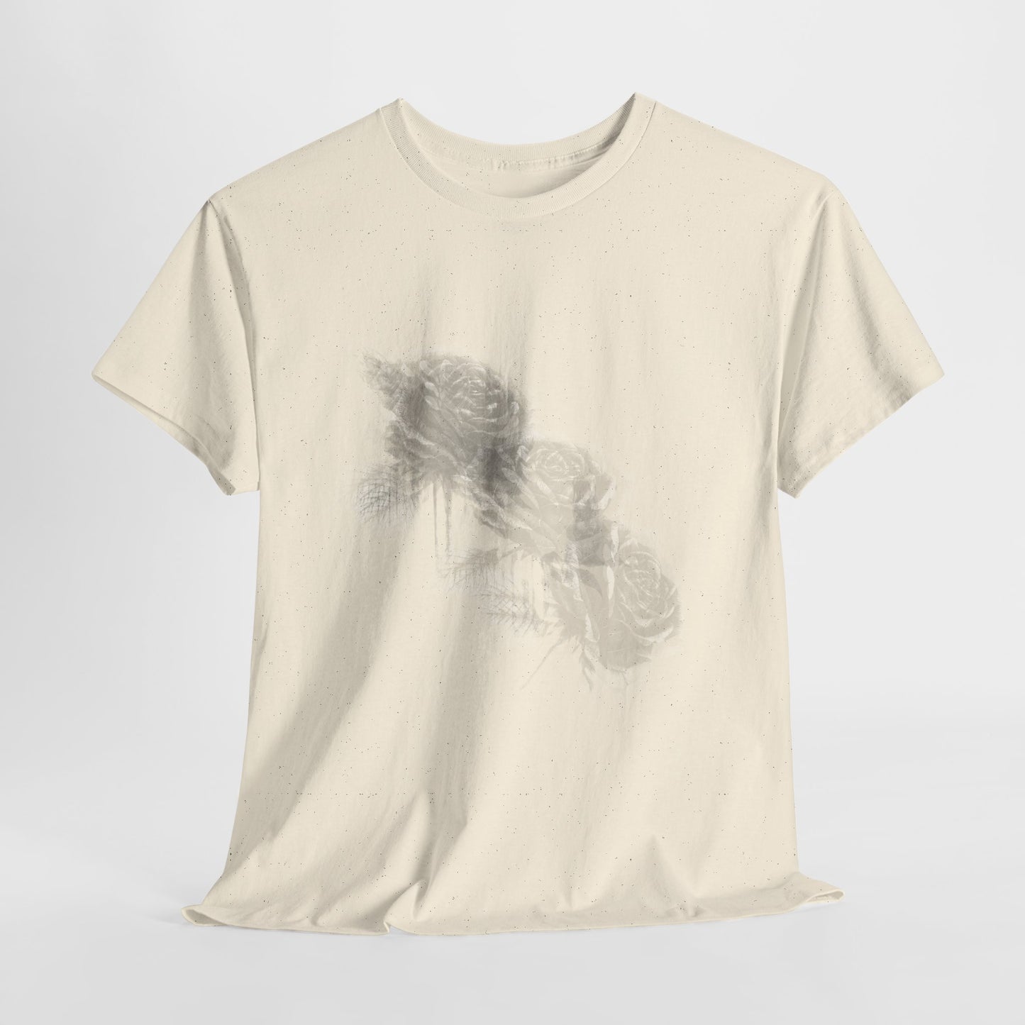 Y2k Gothic Faded Rose Unisex Heavy Cotton Tee