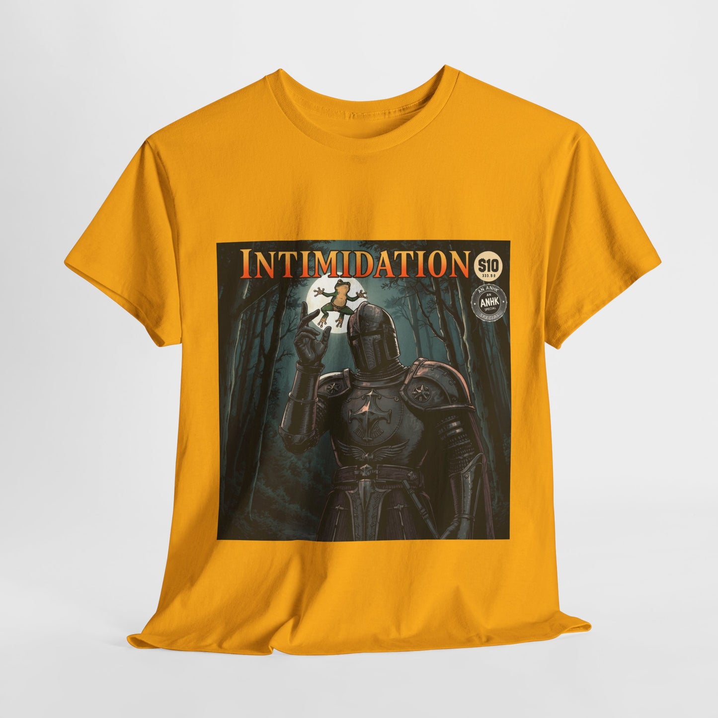 Vintage Comic Cover Intimidation Unisex Heavy Cotton Tee