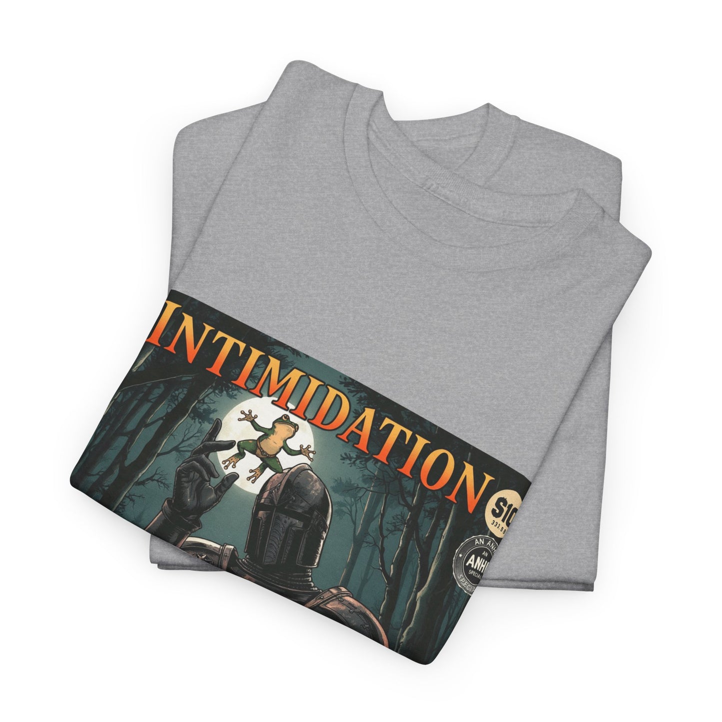 Vintage Comic Cover Intimidation Unisex Heavy Cotton Tee