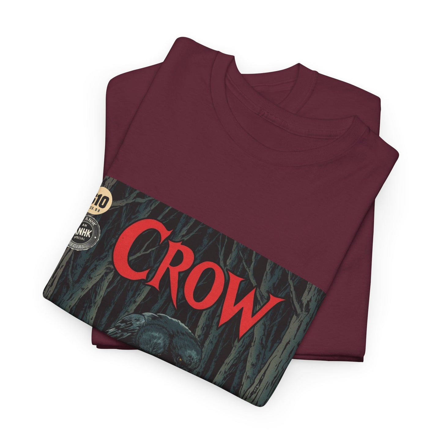 Vintage Comic Cover Crow Graphic Tee