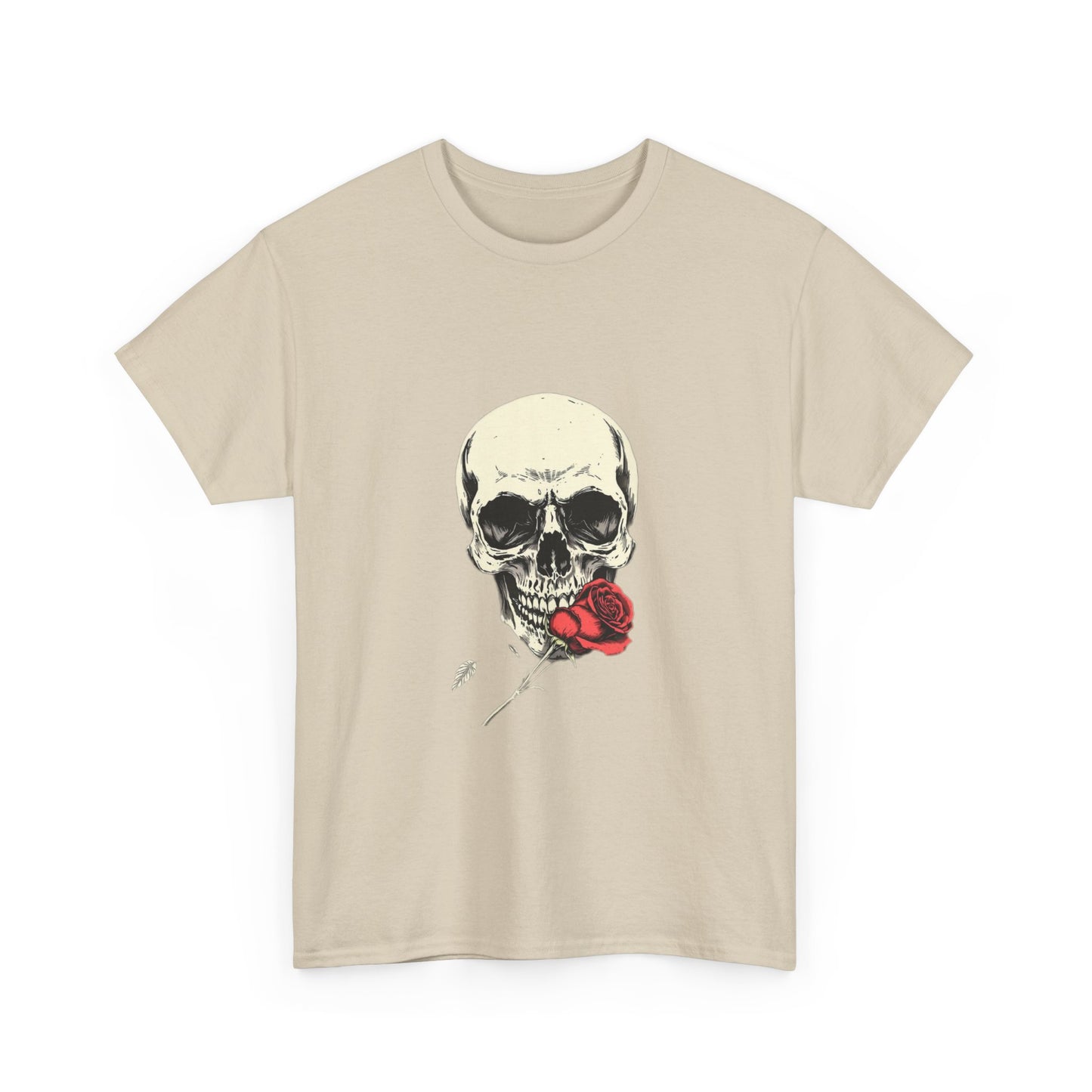 Gothic Y2k Skull Rose Unisex Tee
