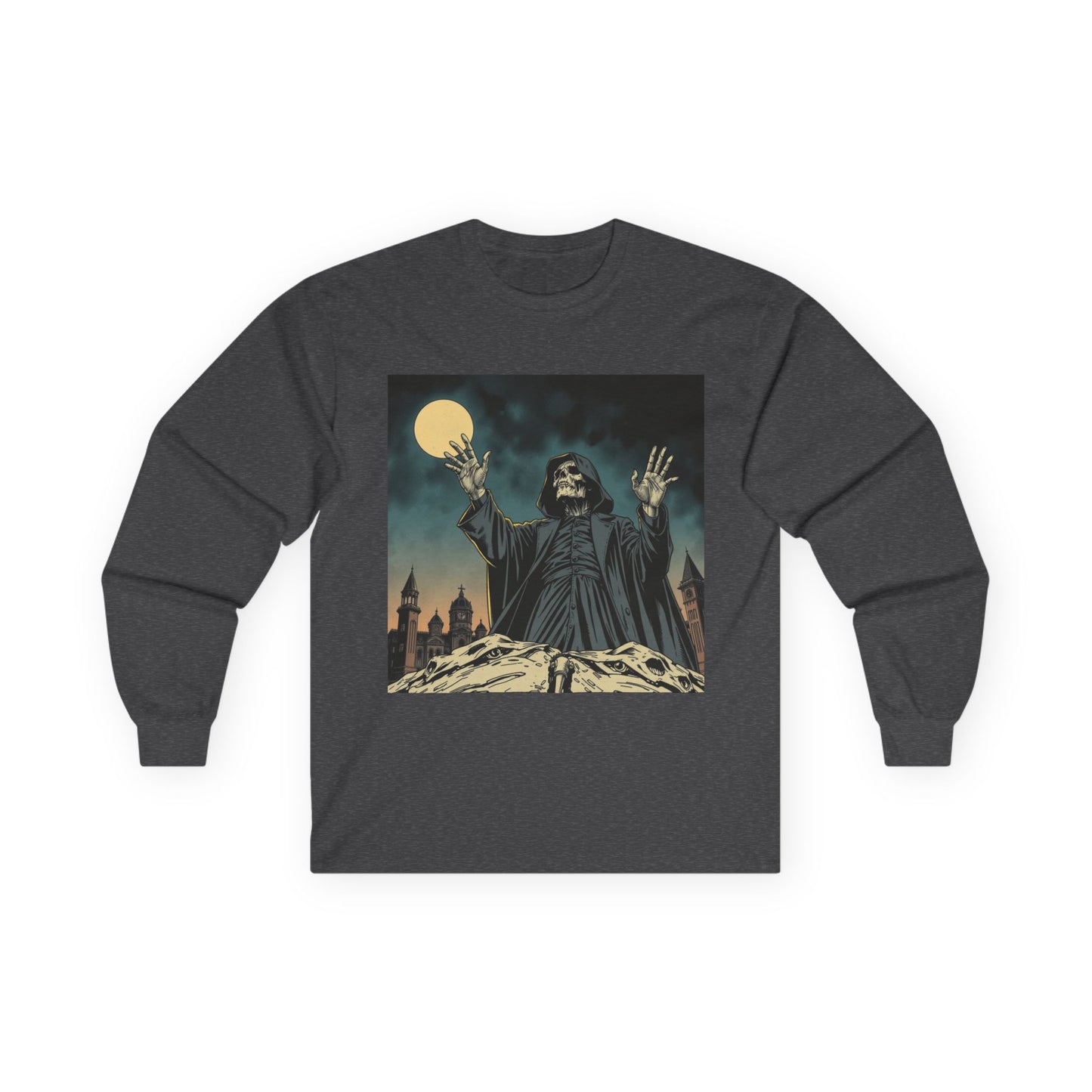 Skelly Goth Moonlit Ensemble Long Sleeve Tee