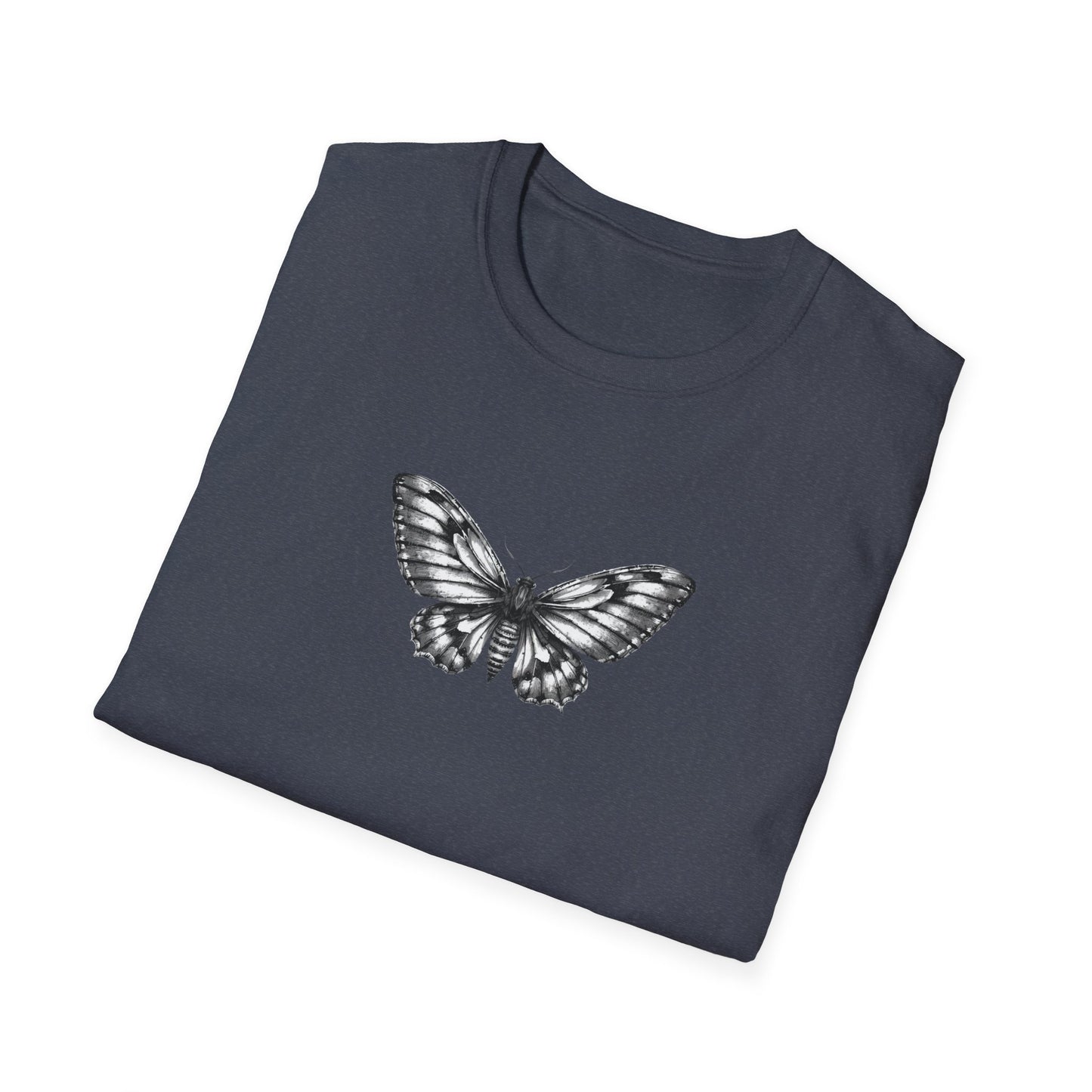 Gothic Y2k Moth Unisex Softstyle T-Shirt