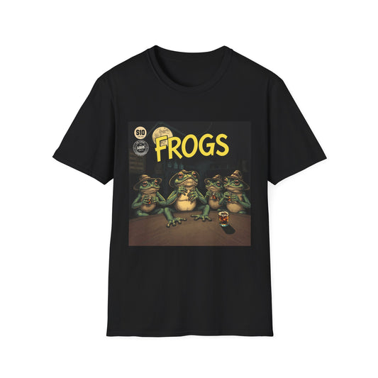 Vintage Comic Cover 'Bar Hopping Frogs'
