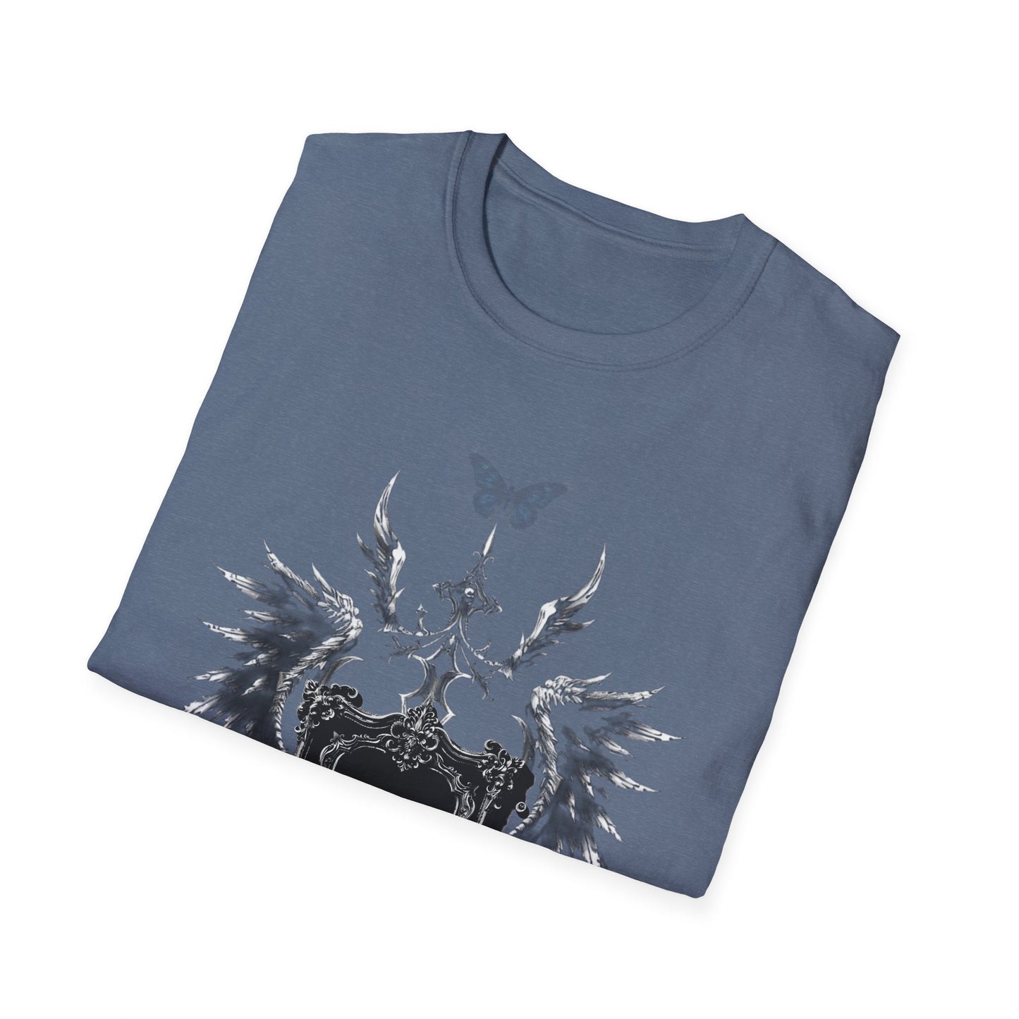 Gothic Angel Wings T-Shirt, Unisex Graphic Tee