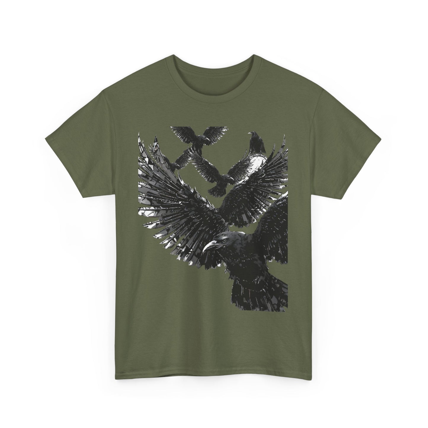 Gothic Raven Crow Graphic Tee