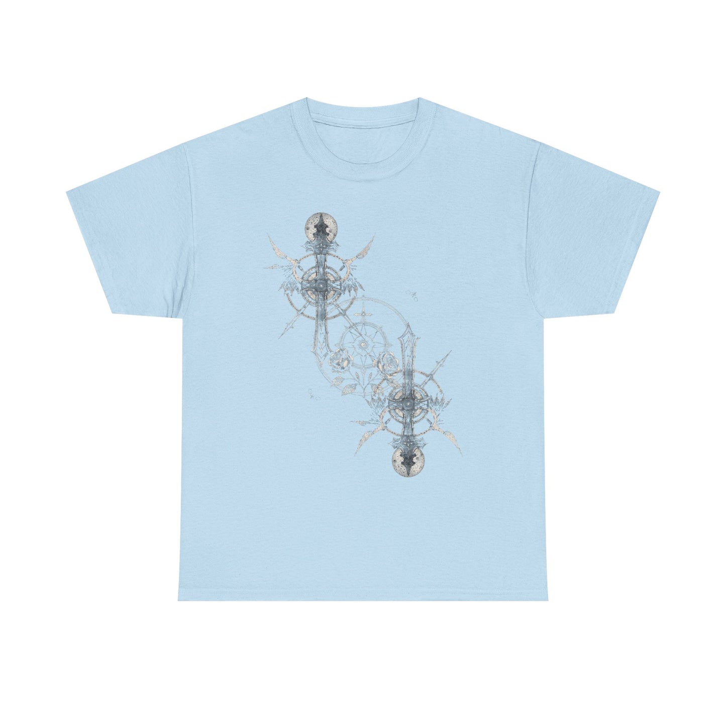 Gothic Y2k Cross Unisex Heavy Cotton Tee