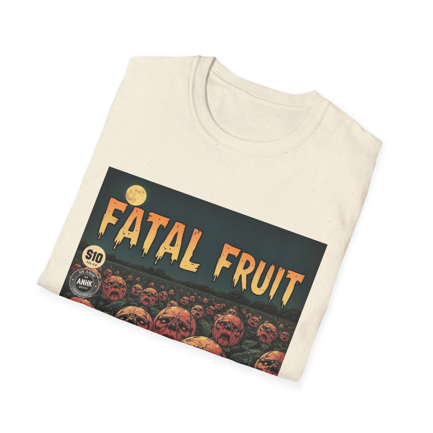 Vintage Comic Cover 'Fatal Fruit' Unisex Softstyle T-Shirt