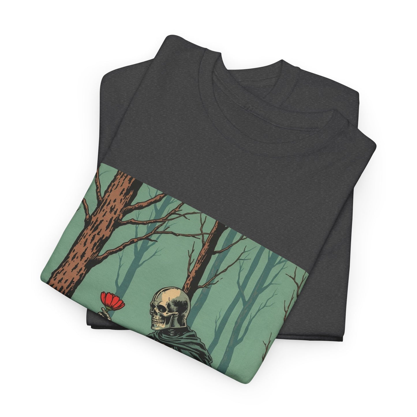 Skeleton in the Woods Unisex Heavy Cotton T-Shirt