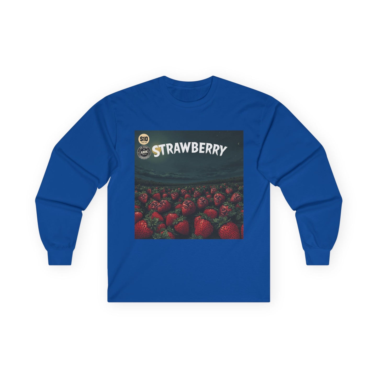 Vintage Comic Cover Fatal Strawberry Fields Unisex Ultra Cotton Long Sleeve Tee