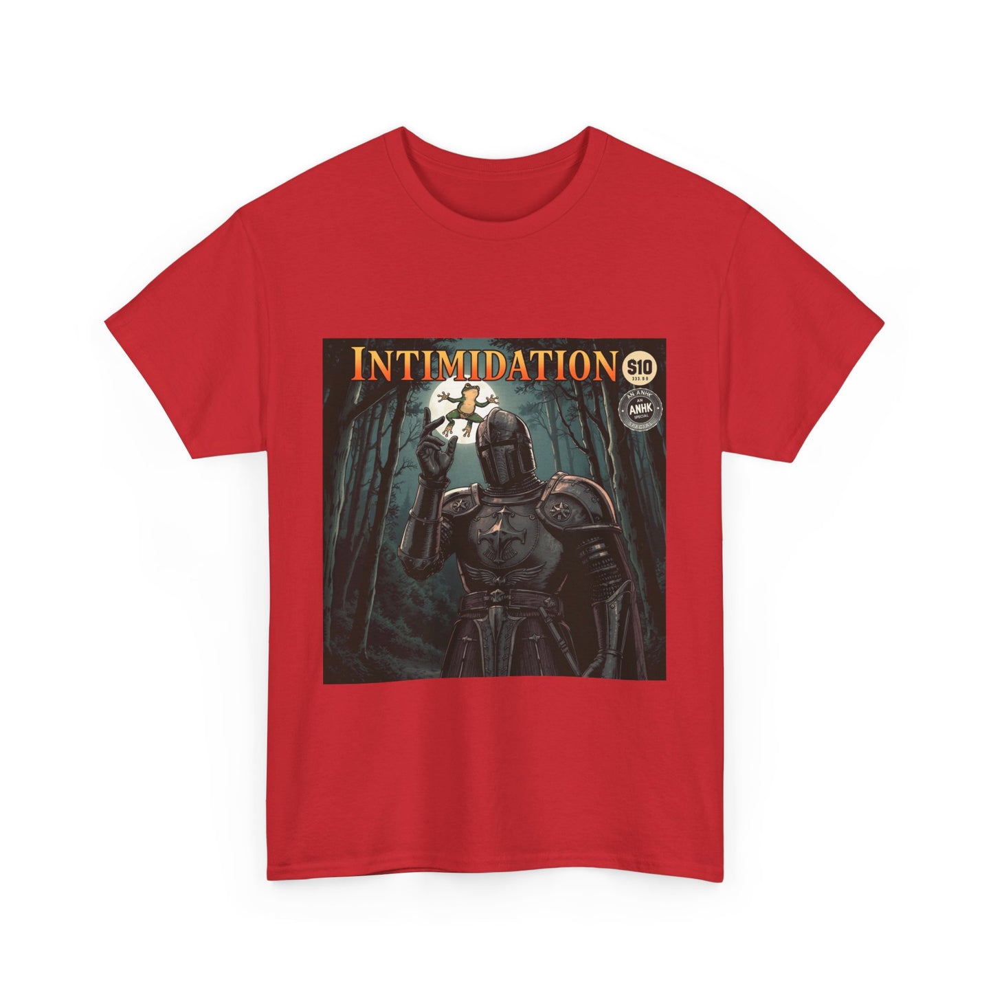 Vintage Comic Cover Intimidation Unisex Heavy Cotton Tee