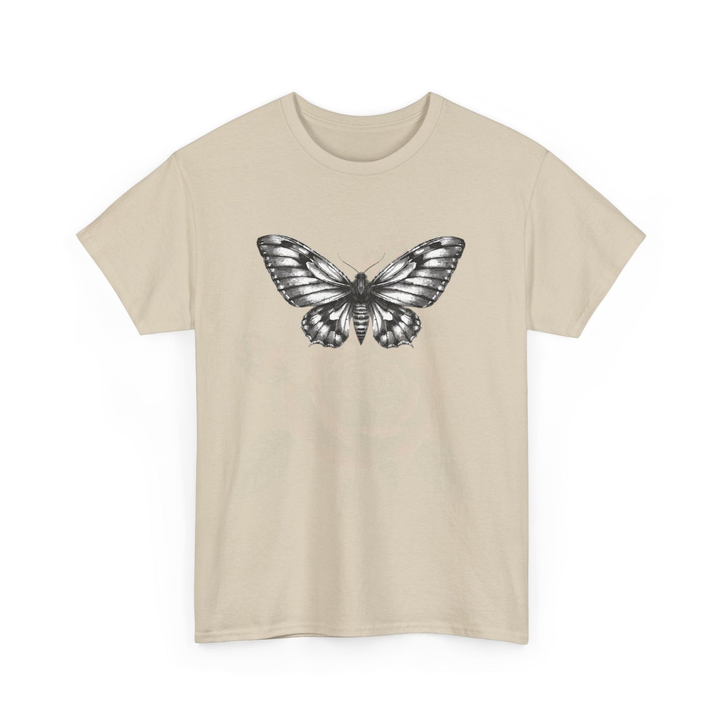 Gothic Y2k Butterfly Graphic Unisex Heavy Cotton Tee