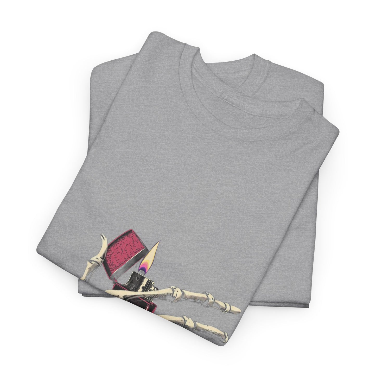 Skelly Goth Lighter Heavy Cotton Tee