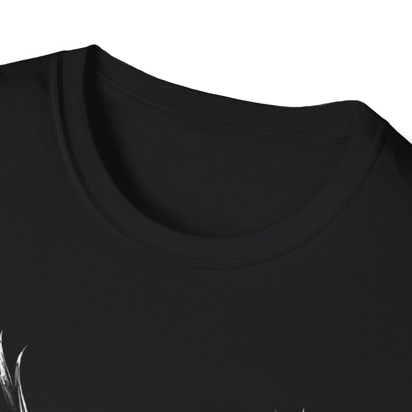 Gothic Y2k Unisex Softstyle T-Shirt with Edgy Sword Design